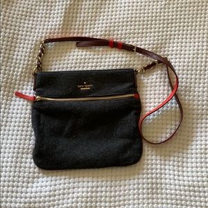 kate spade wool crossbody purse